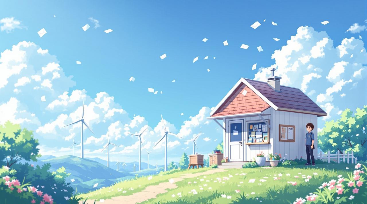 百灵短剧风之邮便局 百灵短剧治愈动画作品《风之邮便局》 - 暖心家庭