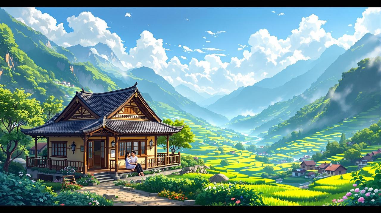 百灵短剧客户案例 - 旅游宣传动画《山居岁月》—— 乡村旅游振兴项目